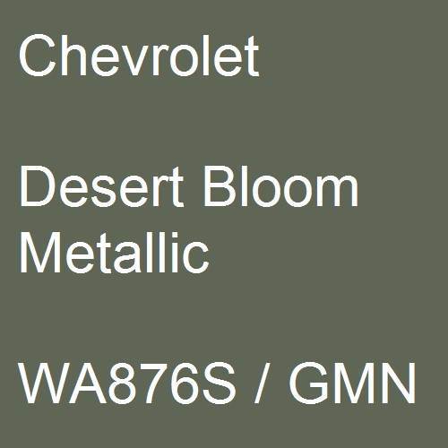 Chevrolet, Desert Bloom Metallic, WA876S / GMN.